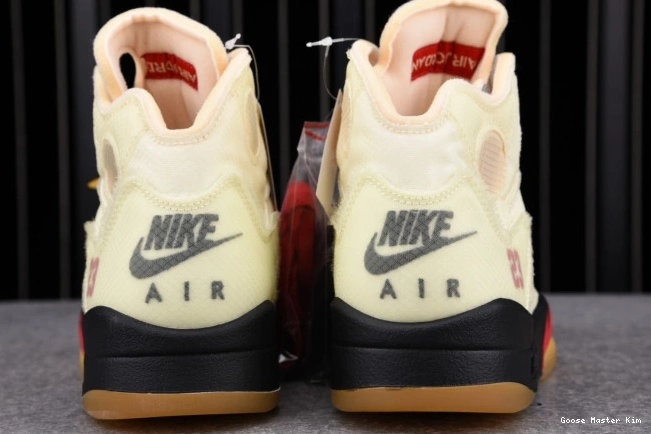 Retro OFF-WHITE Sail DH8565-100 Jordan 5 0713